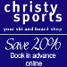 Christy Sports Ski Rentals - Save up to 20% off your ski and snowboard rentals with Christy Sports. Kids ski free!