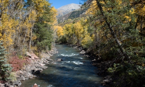 Crystal River Colorado Fall Colors