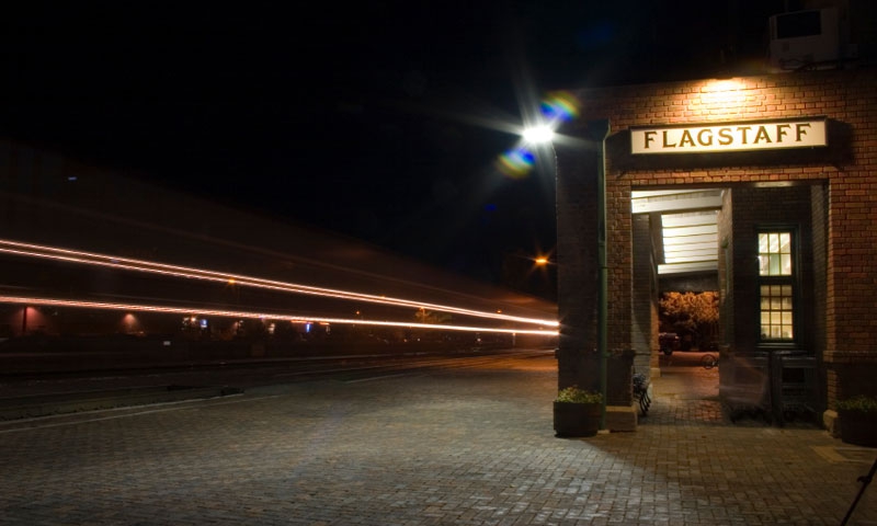 Historic Train Station and Visitor Center in Flagstaff
