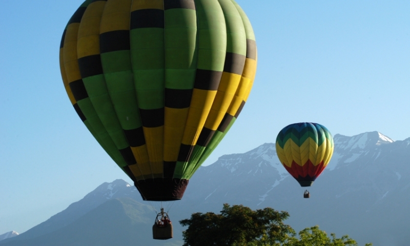 Hot Air Balloon Ride Rocky Mountains Colorado